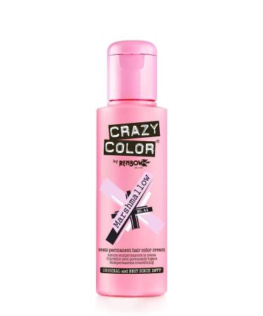 Renbow Crazy Color Semi-Permanent Hair Color Dye Marshmallow 64 100ml Marshmallow 100 ml (Pack of 1)