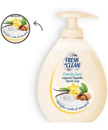  United Colors of Benetton FRESH & CLEAN Vanilla/Almond Liquid Soap 300 ml. - Buy Online on GoSupps.com