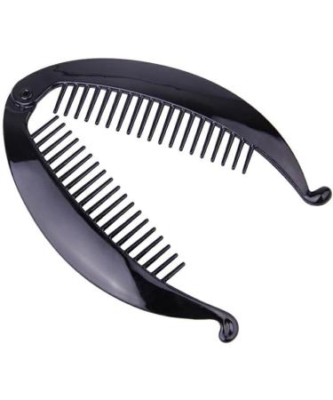 yuwqqoajv Ponytail Clip - Stylish And Versatile Hair Accessory With Wide Range Of Specifications Making Multifunctional Bright black large size-14cm - Buy Online on GoSupps.com