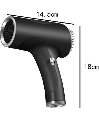 Esquirla Travel Hair Dryer Blow Dryer Low Noise Quick Dry Professional Simple Hairdryer Hair Care Dryer for Salon Women Men Black - Buy Online on GoSupps.com