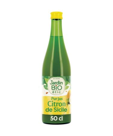 JARDIN BIO ETIC Jus de Citron Bio Press Naturellement Saveur Fra che et Acidul e (50cL) - Le Lot De 3