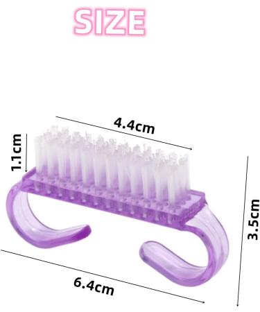 15-Piece Nail Brush Set | Plastic Cleaning Brushes for Beauty & Nail Care (5 Colors) - International Shipping Available - Buy Online on GoSupps.com