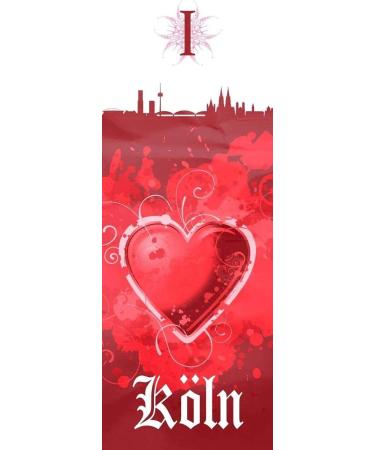 1. FC K ln Hot Water Bottle with Grey Knitted Cover & 'I Love K ln' Bookmark - Perfect Gift for Fans - Buy Online on GoSupps.com