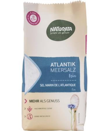  Naturata Naturata Organic Atlantic Fine Sea Salt (6 x 500g) - Buy Online on GoSupps.com