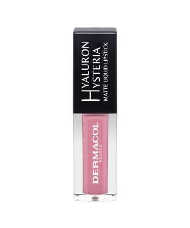 Dermacol Hyaluron Hysteria liquid lipstick color no 1 moisturizing with hyaluronic acid for a shiny and soft finish on the lips