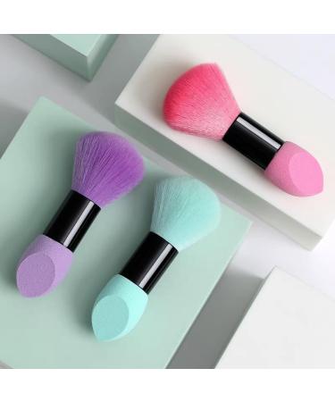 Fiber Hair Brush Sponge Puff Liquid Foundation Loose Powder Blush A Must-have Professional Wet and Dry Makeup Tool (Color : Rose) - Buy Online on GoSupps.com