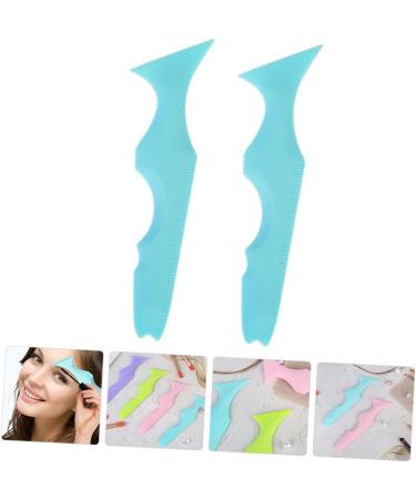 VILLFUL 2pcs Silicone Beauty Ruler Eyelash Mascara Eyelash Tool Eyeliner Silicone Stencil Make up Applicator - Buy Online on GoSupps.com