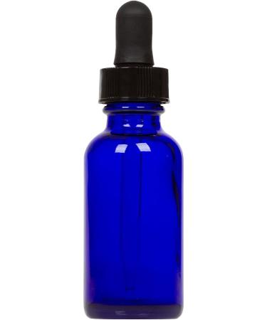 Cobalt Glass Bottles with Eye Droppers (1 oz 3 pk) - Perfect for Essential Oils, Colognes & Perfumes - Includes Blank Labels - Buy Online on GoSupps.com