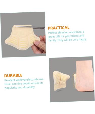 FOMIYES Anti-Drop Heel Pads & Cushions - 6 Pairs for Heel Pain Relief | Forefoot Pads & Stickers for High Heels - Comfort & Support in Yellow Silicone - Buy Online on GoSupps.com