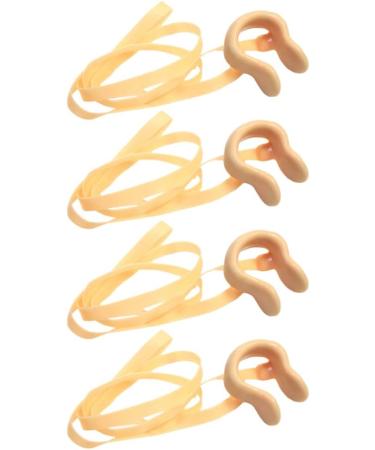 Buy Besportable Silicone Nose Clips - 4PC Swimming Accessories with Elastic Rope | Ideal Nose Protection for Swimmers - Buy Online on GoSupps.com
