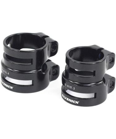 Silverock CNC Dual Size Seatpost Clamp 27.2/31.8mm & 31.6/34.9mm - Black Color for Carbon Post - Buy Online on GoSupps.com