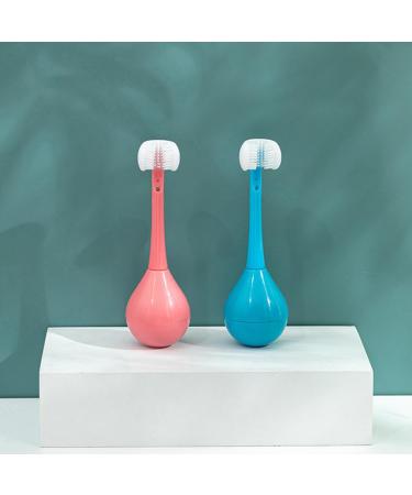 Gleavi 2ST Tumbler Toothbrush & Silicone Whole Mouth Toothbrush - Baby Soft Manual Training U-Type Toothbrush for Optimal Oral Care - Buy Online on GoSupps.com