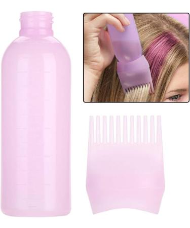 Serlium 160ml Hair Oil Applicator Bottle - Lightweight Root Comb for Scalp Treatment & Hair Coloring Dye (Pink) - Buy Online on GoSupps.com