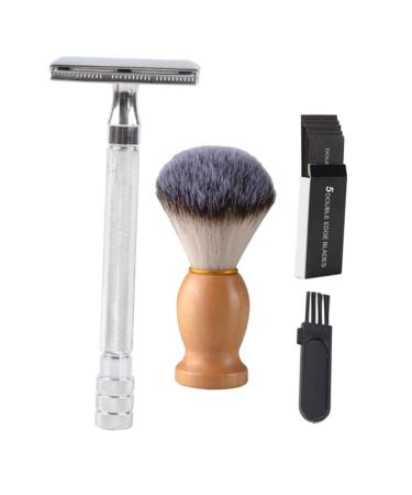FRCOLOR 1 Set Manual Shaver Men Grooming Tool Trimmers for Beard Men Shaving Trimmer Barber Razor Kit Shaving Brush Face Trimmer Mens Beard Razor Old Fashioned Combination Belt
