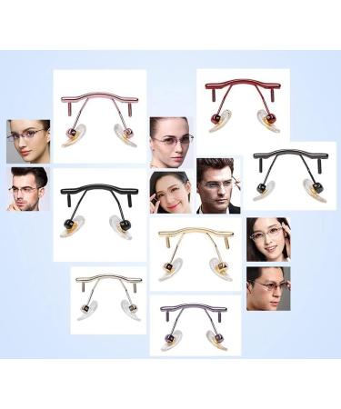 Glasses Nose Pads Spectacle Nosepiece Replacement Eyeglass Nose Pad Holder Nose Bridge Nose Bridge Replacement for Rimless Glasses Eyeglasses Repair Accessory for Adults - Buy Online on GoSupps.com