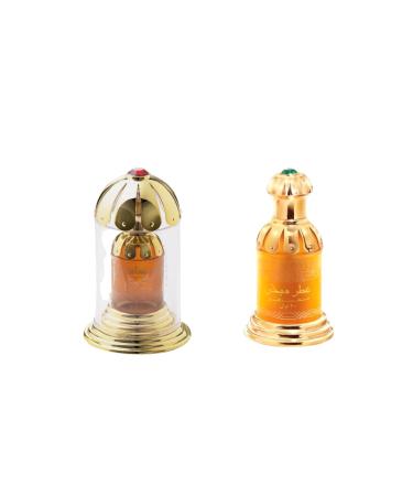 RASASI Attar Mubakhar (Unisex) - Concentrated Perfume Oil (Attar) 20 ML(0.6 oz) I Floral Woody Rose Sandalwood Vanilla & Musk I (Xtra Value - Attar Al Oudh & Mubakhar) Xtra Value - Attar Al Oudh & Mubakhar 0.34 Fl Oz (Pack of 10) - Buy Online on GoSupps.com