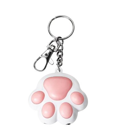 Dasfie USB Rechargeable Training Chaser Interactive Toy Pointer 5 Adjustable Patterns Interactive Cat for Indoor Cats Dogs Pets White