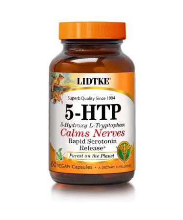 Lidtke 5-HTP 120 Capsules Dietary Supplement