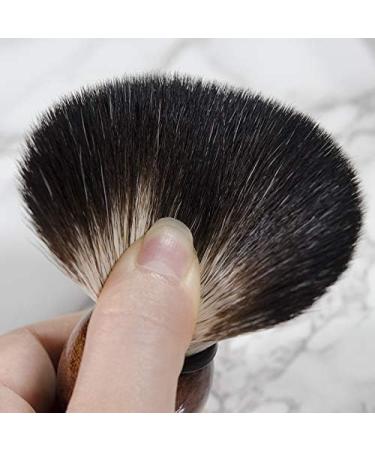 Qwertfeet Men Shaving Brush - Premium Wooden Handle Facial Cleaning Tool & Safety Razor Brush for a Smooth Shave - Buy Online on GoSupps.com