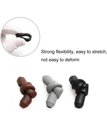 Cretty-Meet 4 Pairs Eyeglasses Temple Tips Sleeve Retainer Soft Silicone Anti-Slip Elastic Comfort Glasses Retainers for Sunglasses and Glasses Eyewear (Black Clear Grey Brown) - Buy Online on GoSupps.com