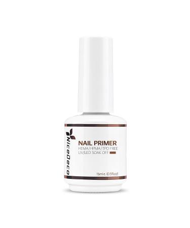 Nail Primer Fast Air Dry No Lift Prep for Gel and Acrylic Powder Foundation for Long-lasting Nail Polish