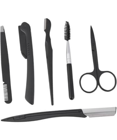 FRCOLOR 18 Pcs Eyebrow Trimming Set & Dermaplaning Tools - Facial Hair Removal Razor Brow Comb and Shaver Kit - Perfect for Grooming - Buy Online on GoSupps.com