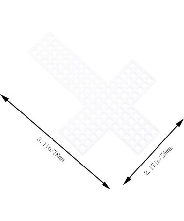 JCBIZ 10pcs Cross Shape Plastic Canvas Sheets for DIY Crafts Embroidery - Buy Online on GoSupps.com