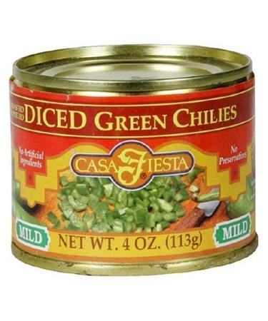 Casa Fiesta Chilies Diced Green Can, 4 oz