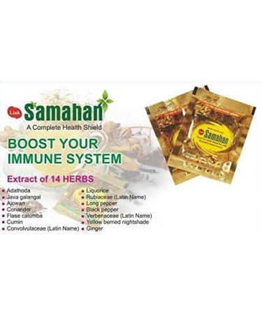 Link Natural Ceylon Ayurvedic Herbal Tea - Natural Samahan Tea Mad with 14 Natural Herbs (Pack of 50) - Buy Online on GoSupps.com
