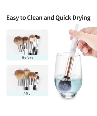 2 Pack Quick Makeup Brush Cleaner Spray - No-Wash Deep Cleaning Solution for Women - White - Buy Online on GoSupps.com