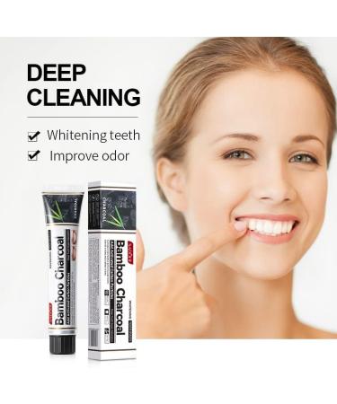 Refreshing Mint Toothpaste with Bamboo Charcoal - Improve Odor & Protect Teeth 100g for Healthy Gums - Buy Online on GoSupps.com