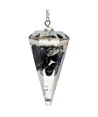 1 orgone pendulum shungite with facet tapering - 11 g measurement of fine energies radiesthesia