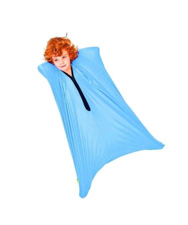 GADULU Relaxing Sensory Toys For Compression Body Sock For Autism Suitable Processing Disorders Wrap To Relieve Stress Suitable For Children And Adult (Color : Sky blue Size : L/Large-71 * 142cm) L/Large-71*142cm Sky Blue