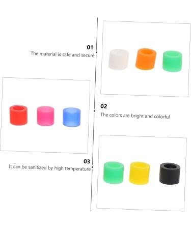 Mobestech 320 STK Tooth Color Code Accessories - Silicone Color Ring Measurement Devices | High Pressure Plastic Labels | 2 Pieces (0.3x0.3cm) - Buy Online on GoSupps.com