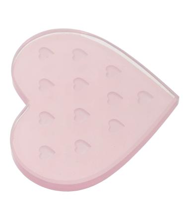 Eyelash Adhesive Station Lash Tile Holder Lash Pads Eyelash Extension Pad Practical Eyelash Extension Supply Heart Eyelash Tiles Eyelash Gasket Glue for Lashes Lash Tool Glass