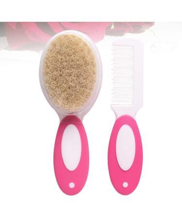 COHEALI Baby Hair Brush Set | Wooden Newborn Care Hairbrush & Comb | Soft Bristle Toddler Head Massager - Buy Online on GoSupps.com