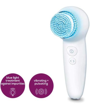 Beurer FC65 Electric Pureo Deep Clear Face Brush Cleanser Skin Care Products for Face and Entire Body Waterproof Skincare Tools and Beauty Products Facial Brush and Face Scrubber - Buy Online on GoSupps.com