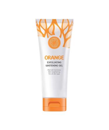 Face Scrub Gel Orange Peeling Gel - 50g Orange Peeling Gel for Face Nourishment Facial Dirt Remover for Oily Skin for Home Travel Home