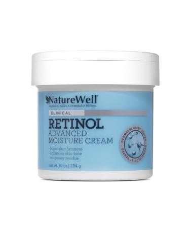 NATURE WELL Clinical Retinol Advanced Moisture Cream for Face Body & Hands Boosts Skin Firmness Enhances Skin Tone No Greasy Residue 10 Oz - Buy Online on GoSupps.com