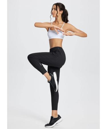 BALEAF Women's Quick Dry Jogger Pants with Pockets - Black, Small - Buy Online on GoSupps.com
