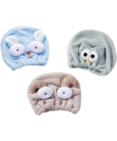 Beaupretty 6 Pcs Shower Cap Dry Hair Hat Bath Hair-drying Cap Turban Cute - Buy Online on GoSupps.com