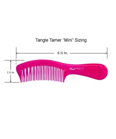Krest Teal Tangle Tamer Curved Tooth Comb - Detangle Hair Effortlessly - Buy Online on GoSupps.com
