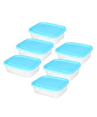 DEARMAMY 1 Set 6 Pcs Fresh Storage Lunch Box Vegetable Container Vegetable Storage Organizer Simple Fruit Box