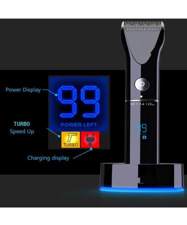 Professional Electric Hair Clipper & Trimmer with Digital LCD Display for Men - International Shipping Available - Buy Online on GoSupps.com