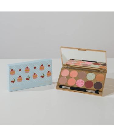 FreshO2 x Pony | Dessert Box Eyeshadow Palette |10 special colors| Made In Taiwan | Vegan Cruelty Free