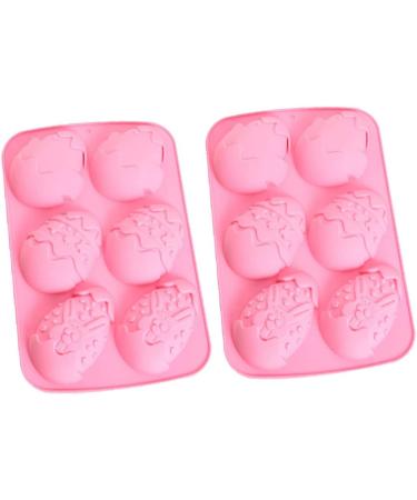 Zerodeko 2pcs Sugar Craft Gum Paste Chocolate Molds Cakesicles Mold Gummy Mold Easter Baking Mold Rabbit Decor Cake Molds Silicone Silicon Cake Chocolate Candies Biscuit Pink - Buy Online on GoSupps.com