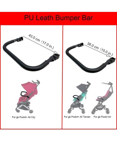 Leather Armrest Bumper for gb Pockit+ All City Stroller - Stroller Accessory by AICTIMO - Buy Online on GoSupps.com