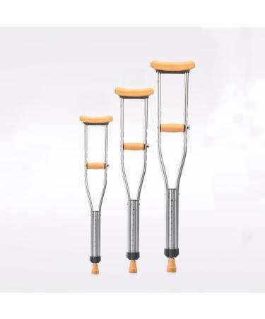 Crutches for Adults Underarm Handicapped Crutches/Canes for Handicapped Persons with Adjustable Length of 103-150 Cm Great for Travel or Work Independence Dubbel -2 - Buy Online on GoSupps.com