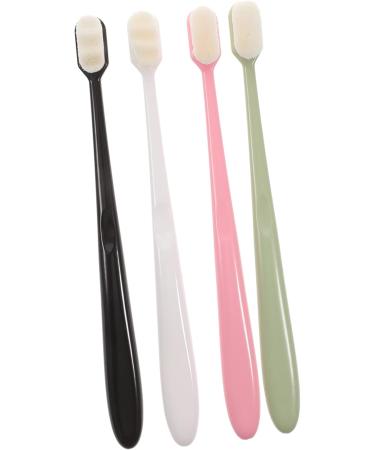 Minkissy Travel Toothbrush Set - 12 Soft Brushes for Gentle Tooth & Gum Care | Portable & Durable Travel Essentials - Buy Online on GoSupps.com