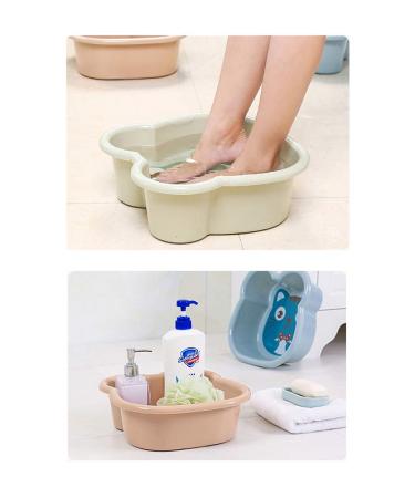 Large Foot Soak Tub for Home Spa Treatment | Pedicure Bowl for Foot Soaking | Relax with Hot Water, Epsom Salts, and Essential Oils | GreyBlue - Buy Online on GoSupps.com